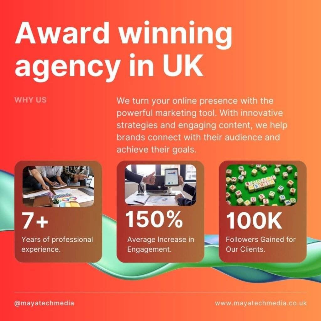 Award winning agency in UK